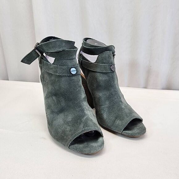 Joe's Jeans Ingrid Wrap Around Open Toe Ankle Booties Heels Size 8 - Picture 1 of 11